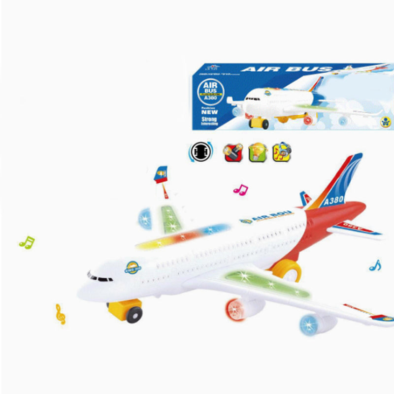 🛫Electric Model Aircraft with Sound and LED Lights✨