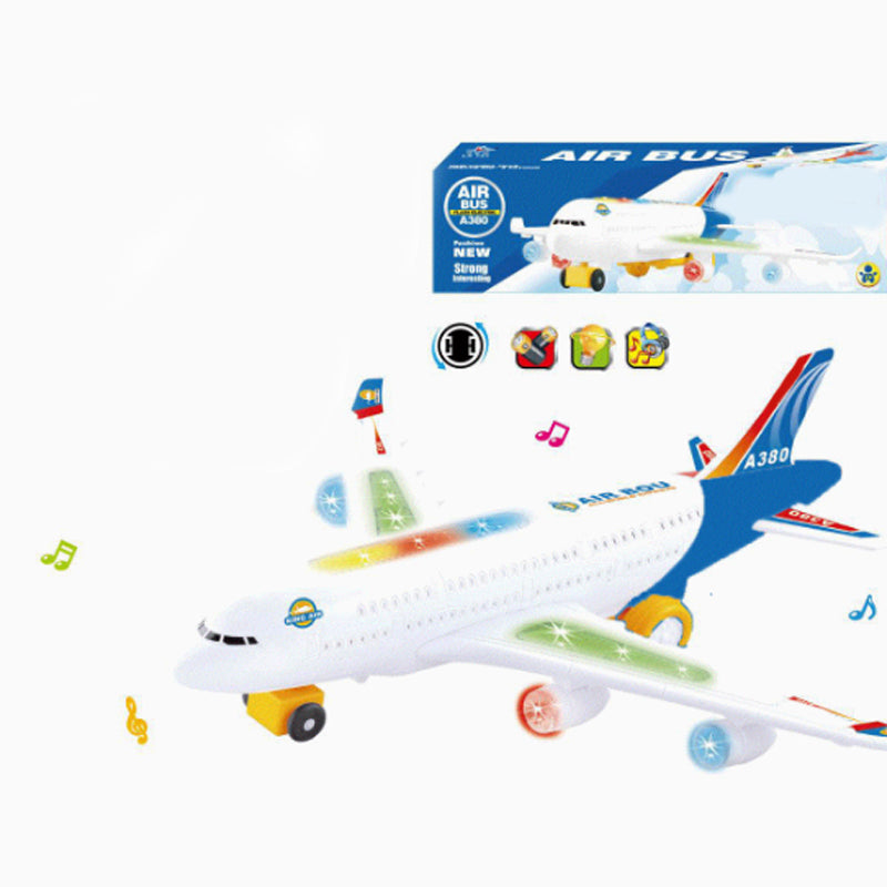 🛫Electric Model Aircraft with Sound and LED Lights✨