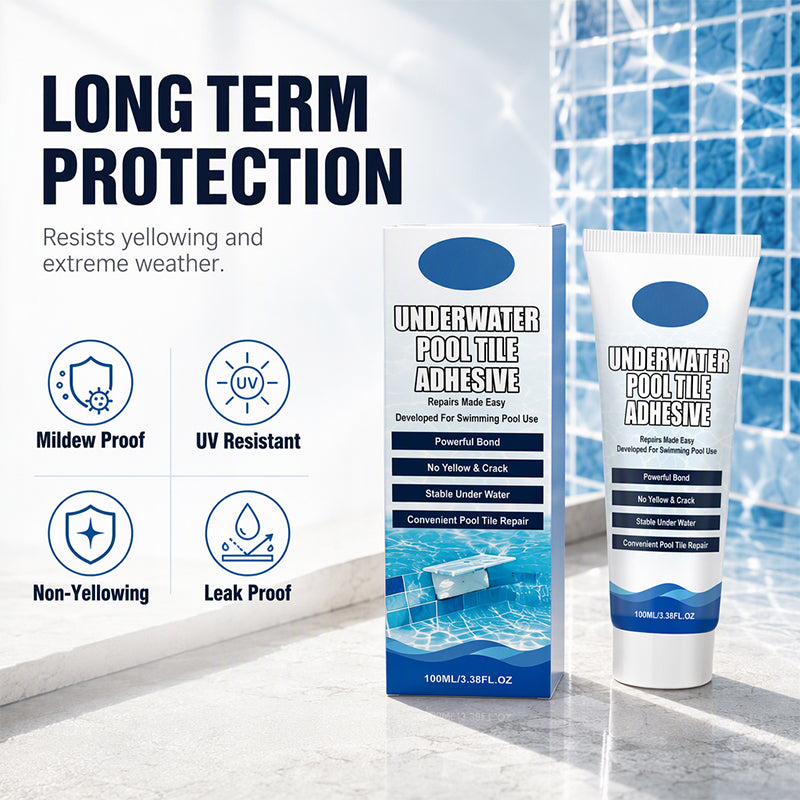 🏊 Underwater Pool Tile Adhesive – High Strength Waterproof Repair Glue for Pools