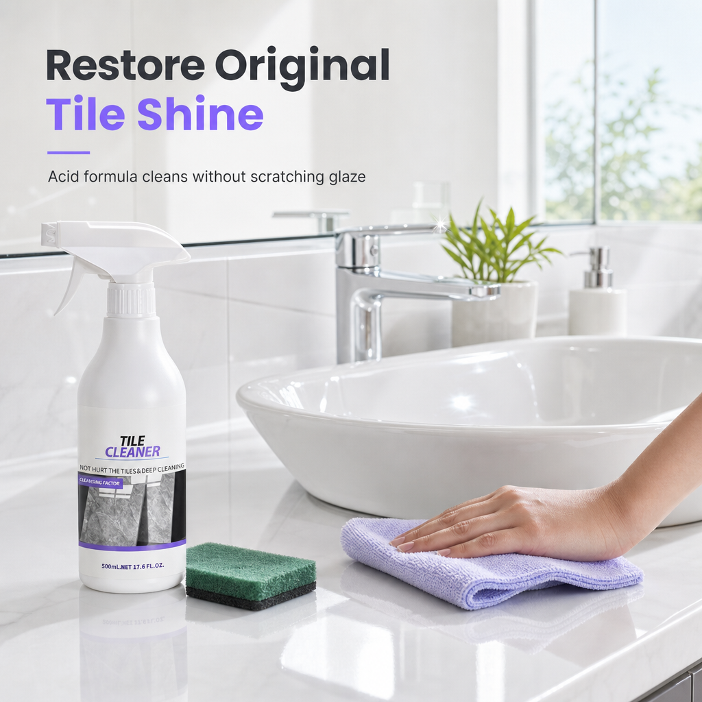🧼 Tile Cleaner & Limescale Remover – Bathroom Grime and Hard Water Stain Cleaner